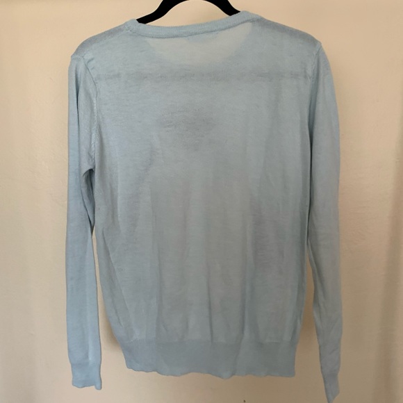 Forever 21 Blue Penguin Light Crew Neck Sweater - Picture 2 of 2